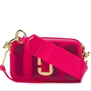 Marc Jacobs Jelly Snapshot Bag - pink